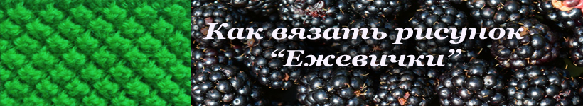 Ажурный рисунок ежевички